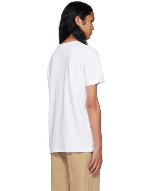 A.P.C. . White Jimmy T-shirt for men