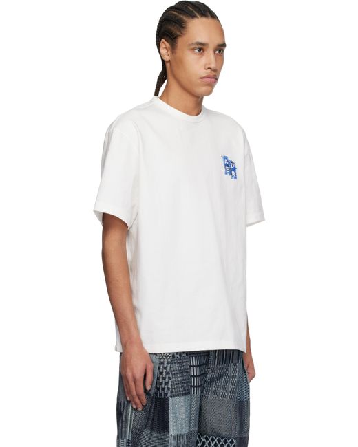 Adererror White Significant Trs Tag 06 T-Shirt for men