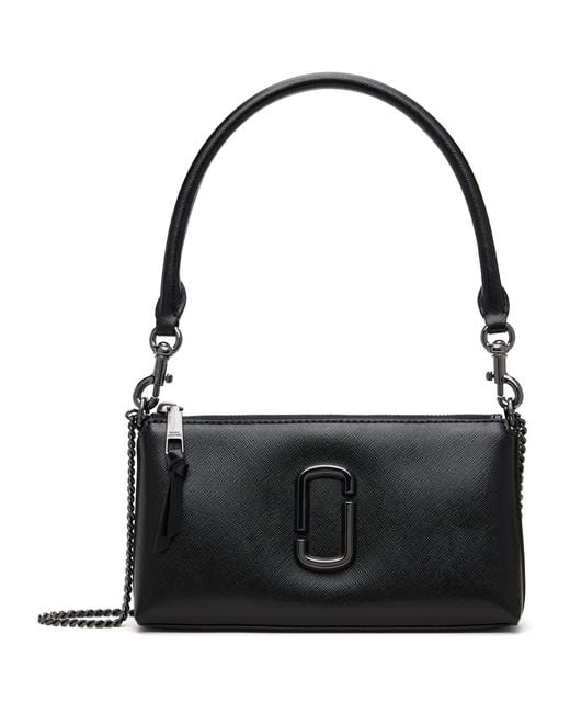 Marc Jacobs Black 'the Snapshot Dtm' Convertible Shoulder Bag