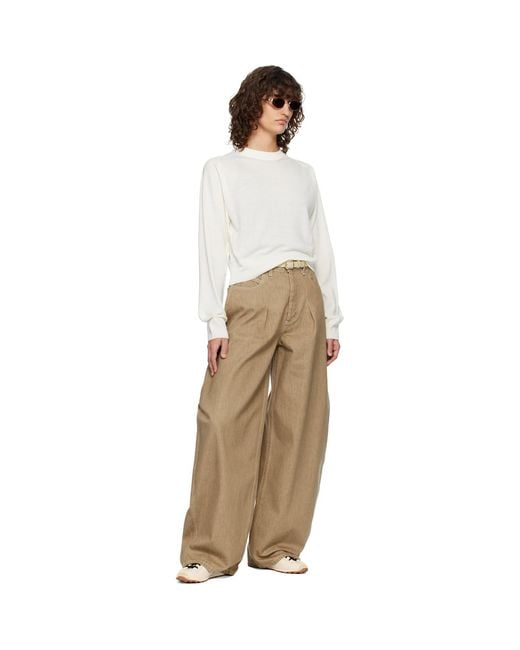 Jacquemus White Off- 'The J' Sweater