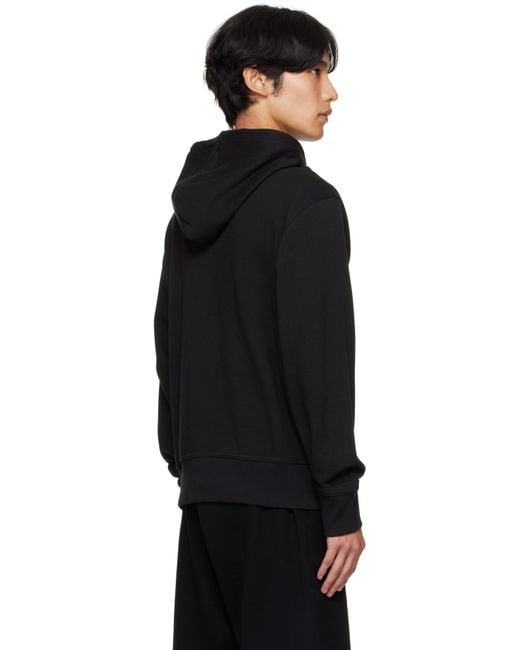 Boss Black Relaxed-Fit Large Logo Hoodie for men