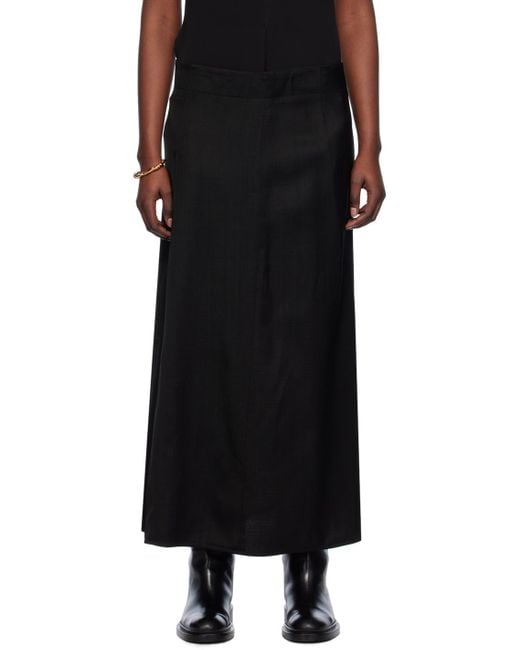 Studio Nicholson Black Jaya Maxi Skirt