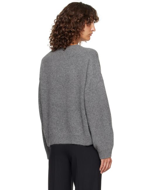 Loulou de Saison Gray Tristan Yak Blend Sweater