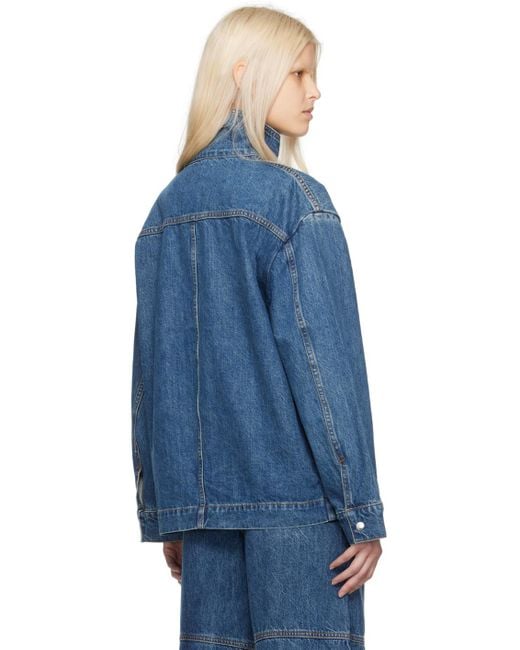 Co. Blue Faded Denim Jacket