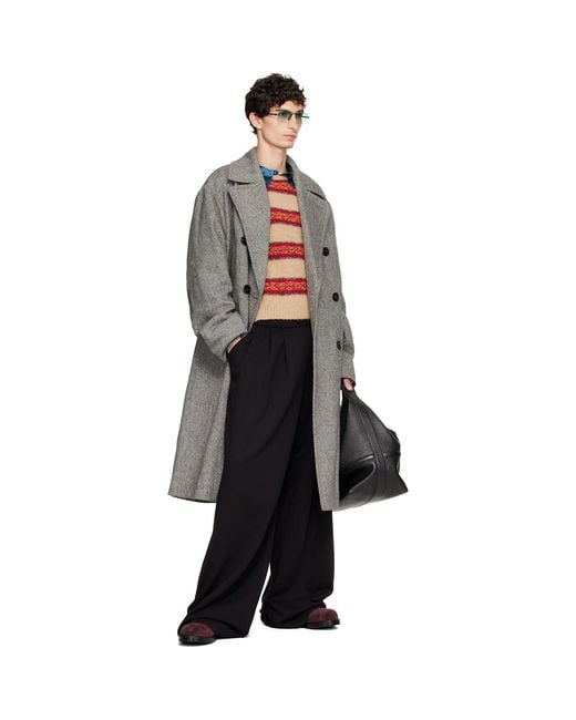Dries Van Noten Black Calfskin Bag for men