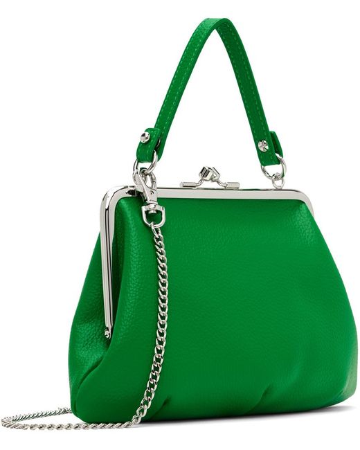 Vivienne Westwood Green Granny Frame Bag