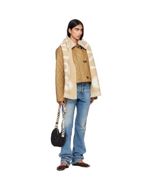 Burberry Natural Ekd Scarf
