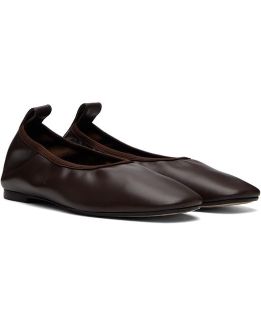 Aeyde Black Dex Ballerina Flats