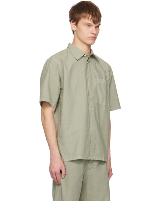 Norse Projects Multicolor Green Ivan Typewriter Shirt for men