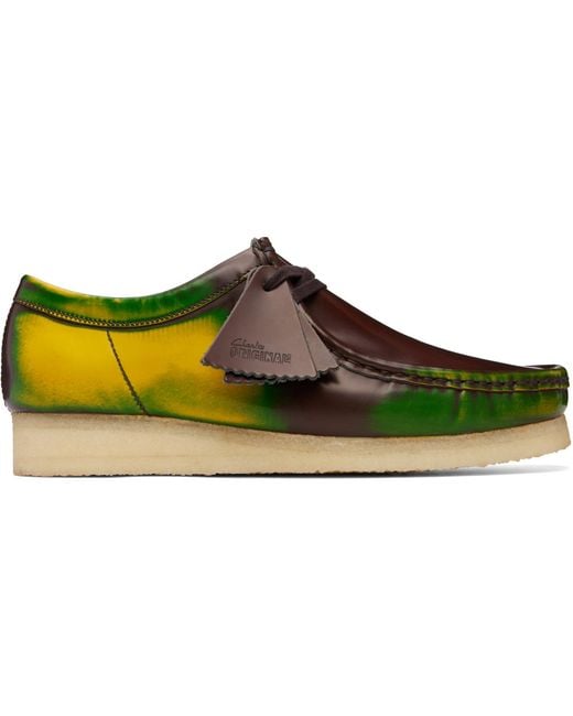 Clarks Green Wallabee Derbys for men