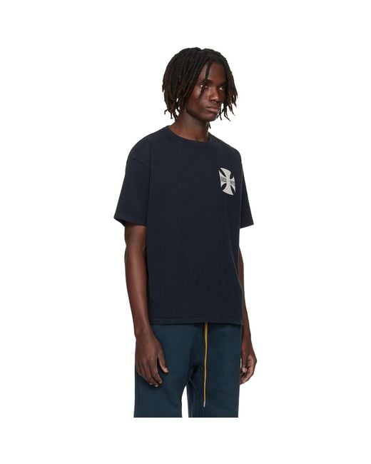 Rhude Blue Boys' T-Shirt for men
