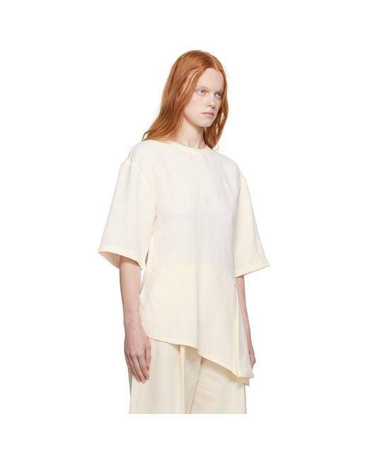 Studio Nicholson Natural Off- Vichy Top