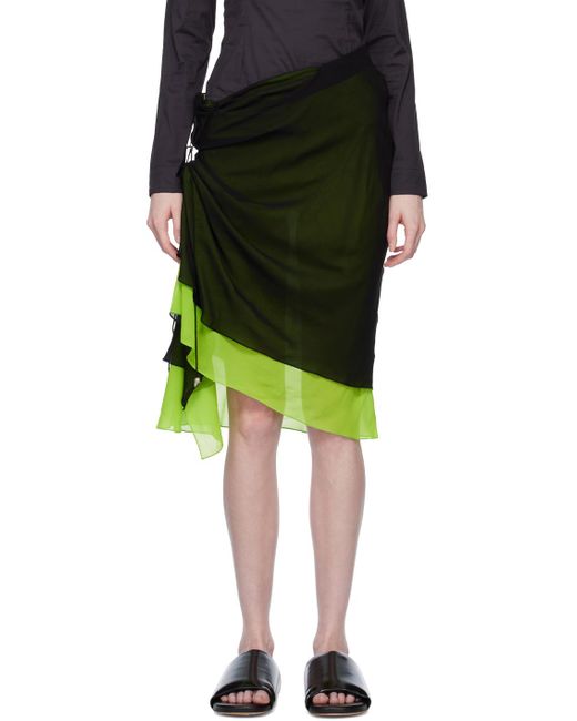 Kiko Kostadinov &ーン Mirka ミディアムスカート ブラック | Lyst