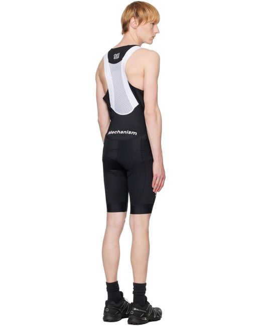 Pas Normal Studios Black 'Mechanism' Bib Shorts for men