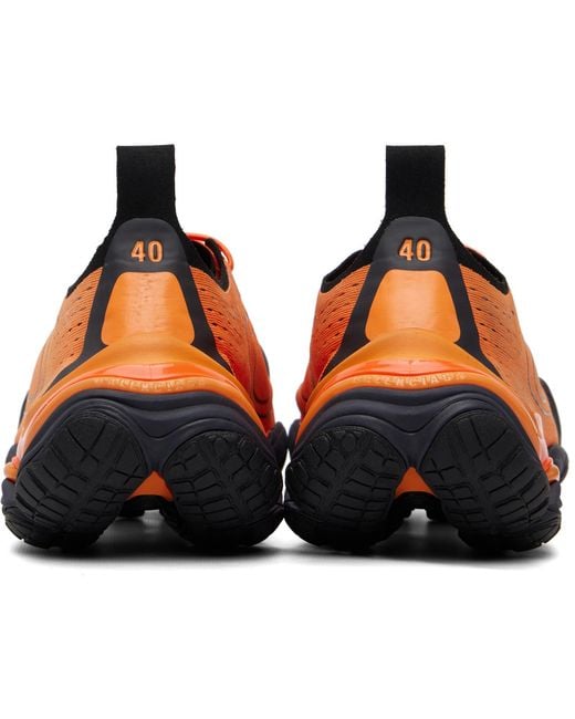 Balenciaga Orange Anatomic Runner Sneakers for men