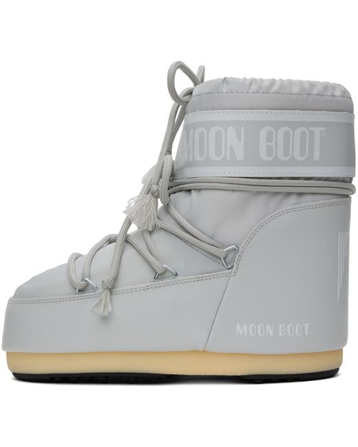 Moon Boot Gray Icon Low Boots for men