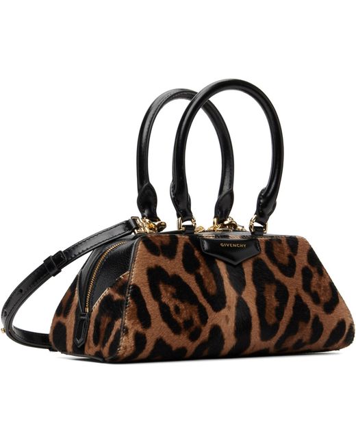 Mini Sac Horizontal Brun Clair Givenchy en coloris Black