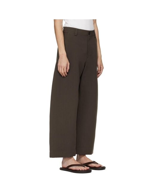 Studio Nicholson Black Levy Trousers for men