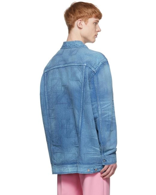 we11done Blue Denim Jacket for men