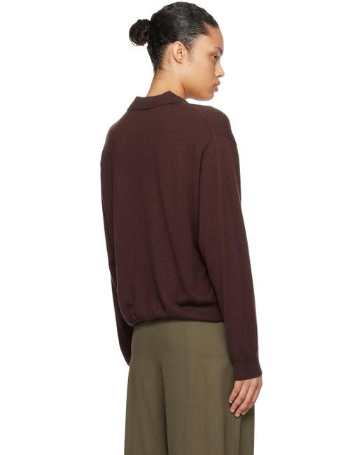 arch4 Brown Burgundy Oxford Cashmere Sweater
