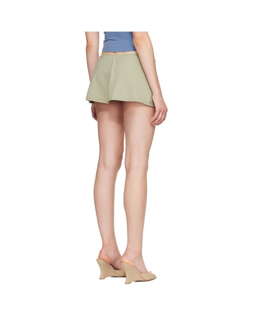 Fruity Booty Green Khaki Reef Swim Bloomer Miniskirt