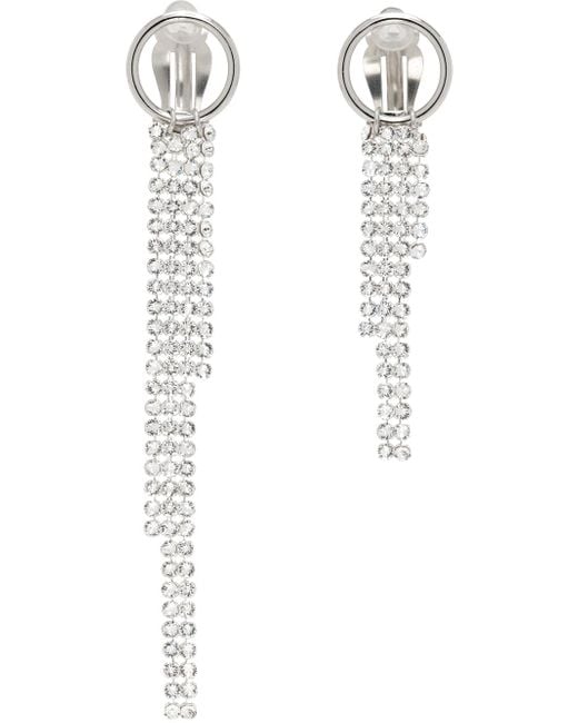 Justine Clenquet Black Shannon Clip-on Earrings