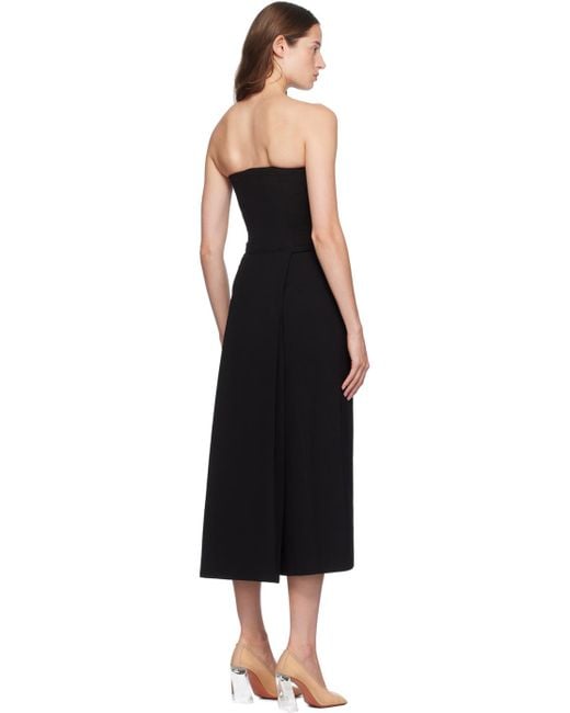 16Arlington Black Noctula Midi Dress