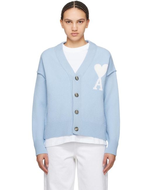 Ami Paris カーディガン スカイブルー Ami Paris ブルー Ami De Cœur