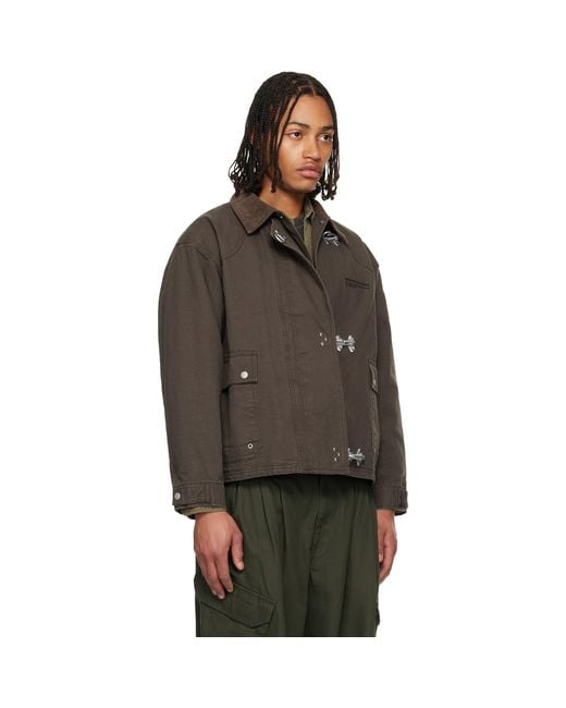 Neighborhood Khaki Fireman Jacket in Black for Men | Lyst