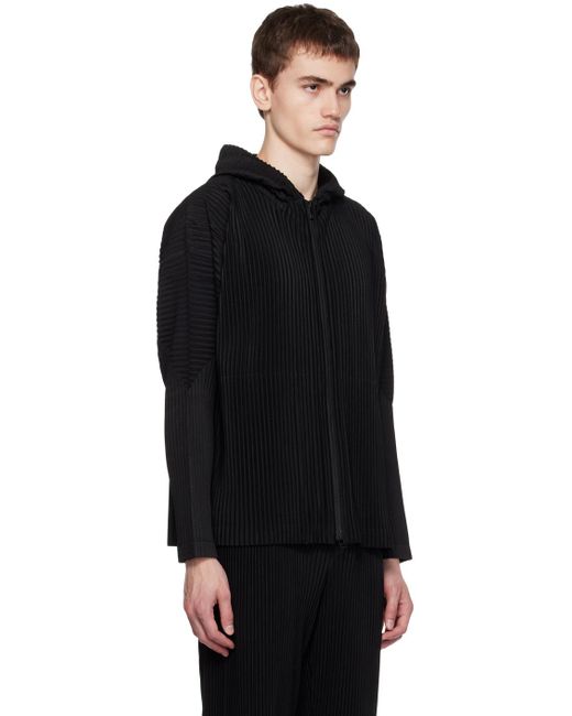 Homme Plissé Issey Miyake Homme Plissé Issey Miyake Black Monthly Color August Hoodie for men