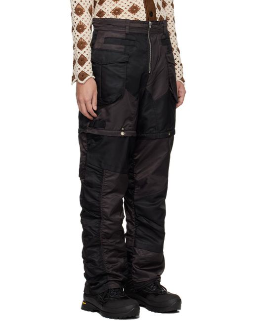 Pantalon cargo noir à panneaux amovibles ANDERSSON BELL pour homme en coloris Black