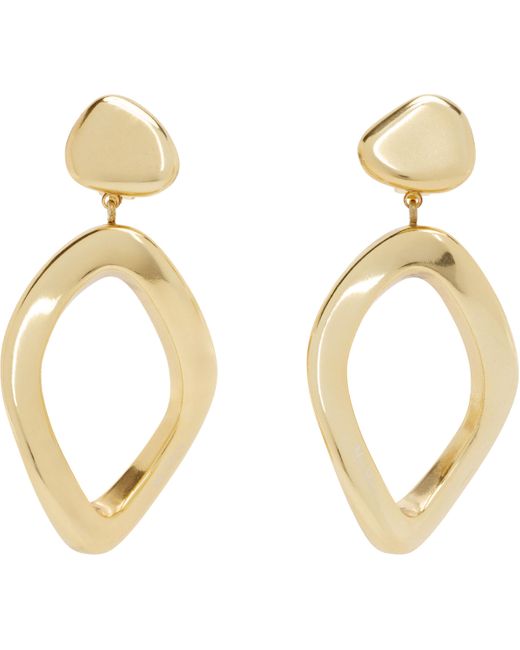 Max Mara Gommoso Earrings in Metallic | Lyst