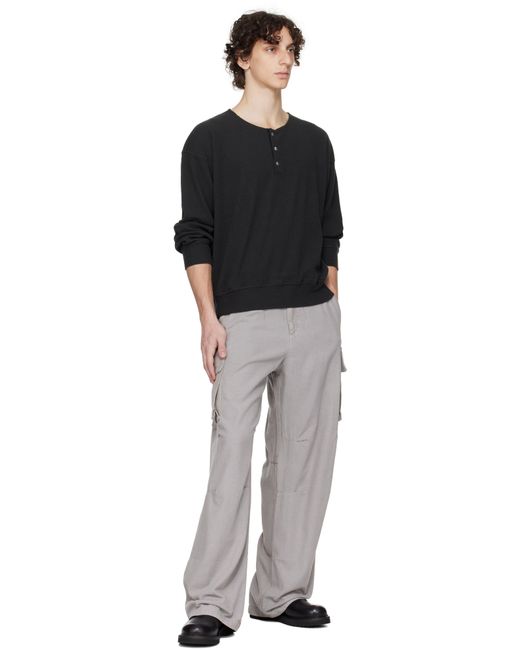 【関税込み】OUR LEGACY ブラック Ballon ヘンリーネック メンズ Our Legacy ブラック Ballon ヘンリーネック ブラック | Lyst