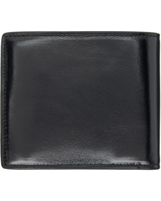 Versace Black Severine Leather Bifold Wallet for men