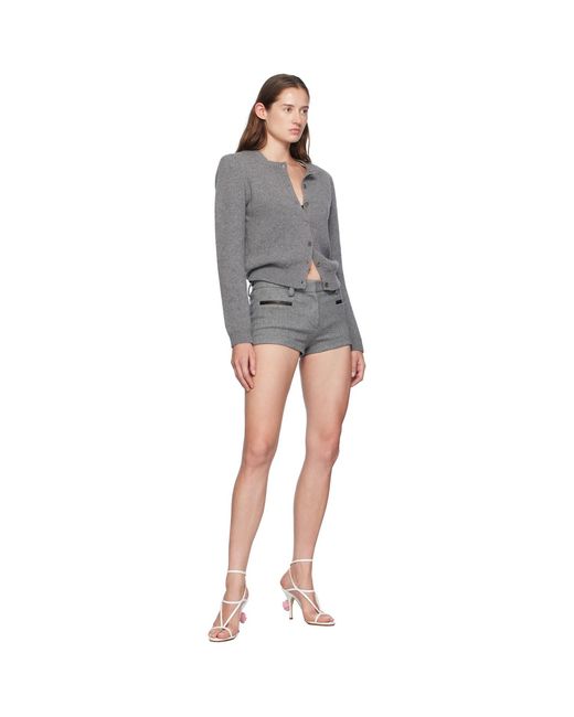 Magda Butrym Black Welt Pocket Shorts
