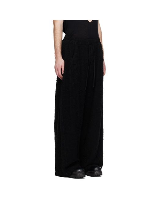 Julius Black Dk Wide Trousers for men