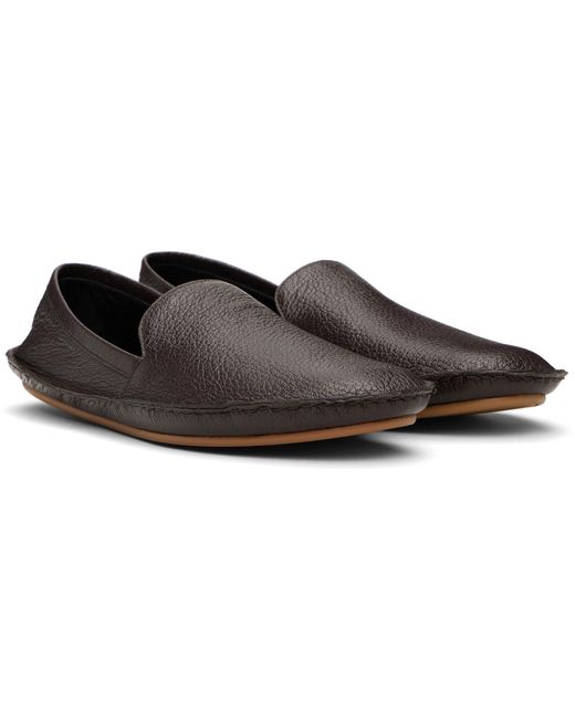 The Row Black Vasko Loafers
