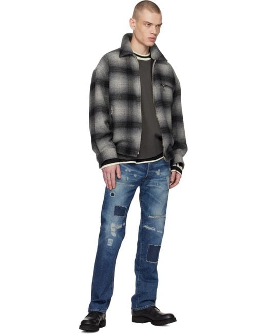 Wacko Maria Ombre Check 50's Jacket in Black for Men | Lyst Wacko Maria Ombre Check 50's Jacket in Black for Men | Lyst
