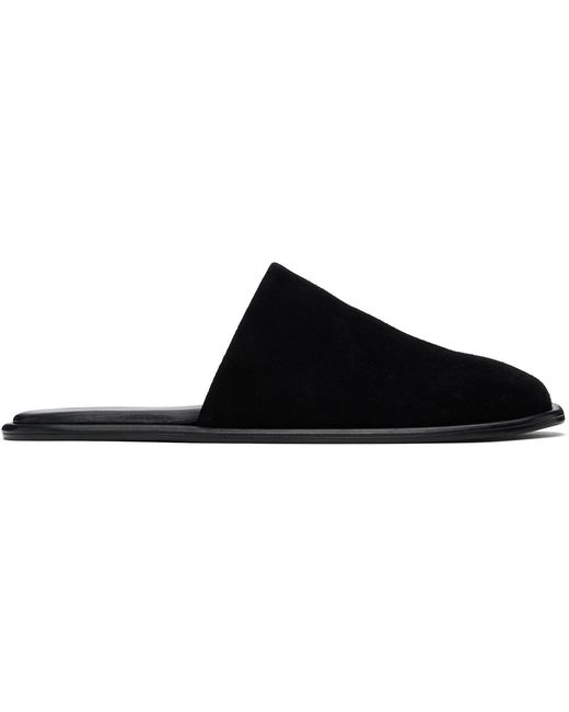 La Collection Black Cameron Slippers