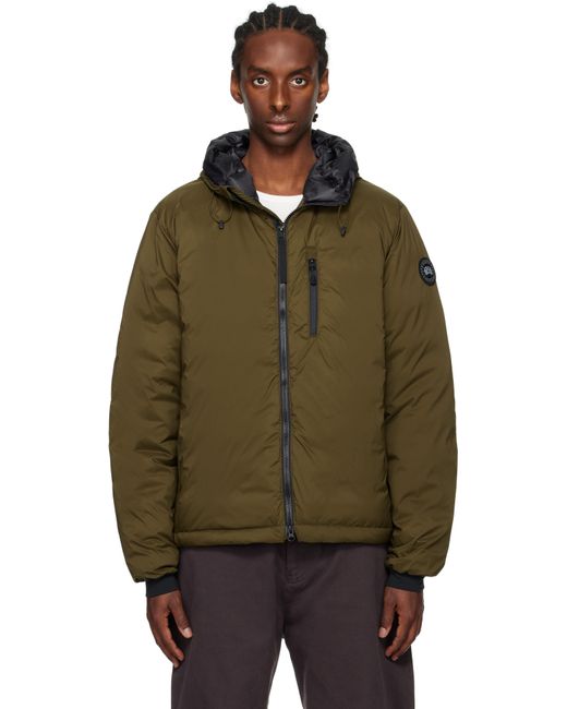 Canada Goose Green Khaki Label' Lodge Down Jacket for men