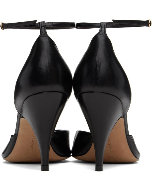 The Row Black Liisa D'Orsay Heels