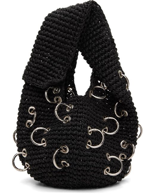 Lado Bokuchava Black Ssense Exclusive Mini Pierced Eight Bag
