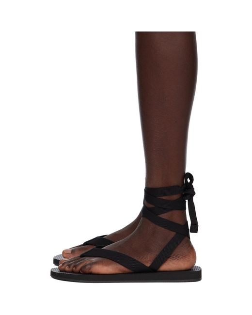The Row Brown Dune Knot Sandals