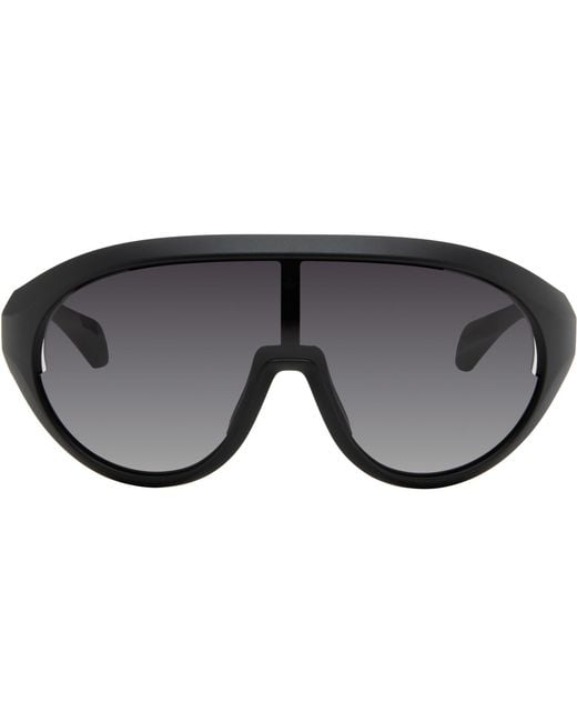 Rick Owens Black Moncler + Nylon Sunglasses