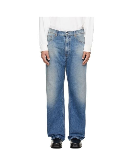 MM6 by Maison Margiela Blue Straight-leg Jeans for men