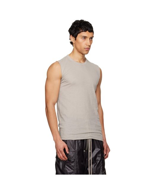 Rick Owens Black Off- Temple Basic Sl Tank Top for men