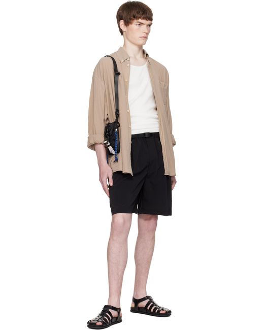 A.P.C. Black Trek Crossbody Pouch for men