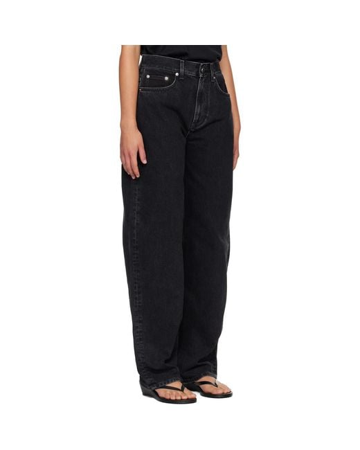 Loulou de Saison Black Samur Lds Boyfriend Jeans