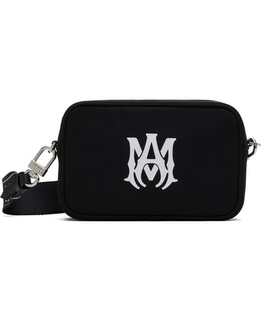 Amiri Black Ma Camera Bag for men