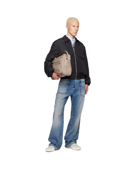 Acne Blue Regular Fit Jeans for men